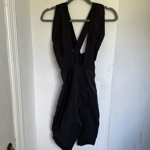 Black Criss Cross Black Dress